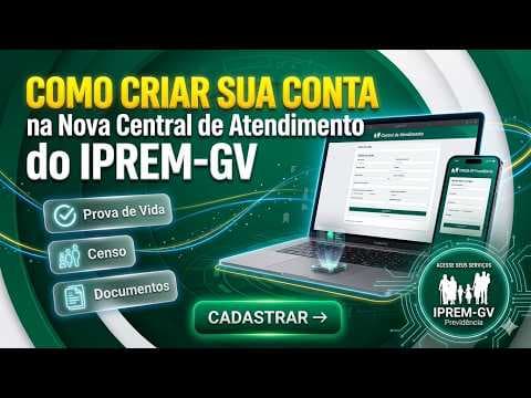 Nova Central de Atendimento - 1 - Criando conta